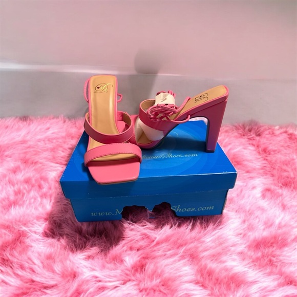 Pink Delicious Shoes - 🛍️Pink Heel Sandals✨7